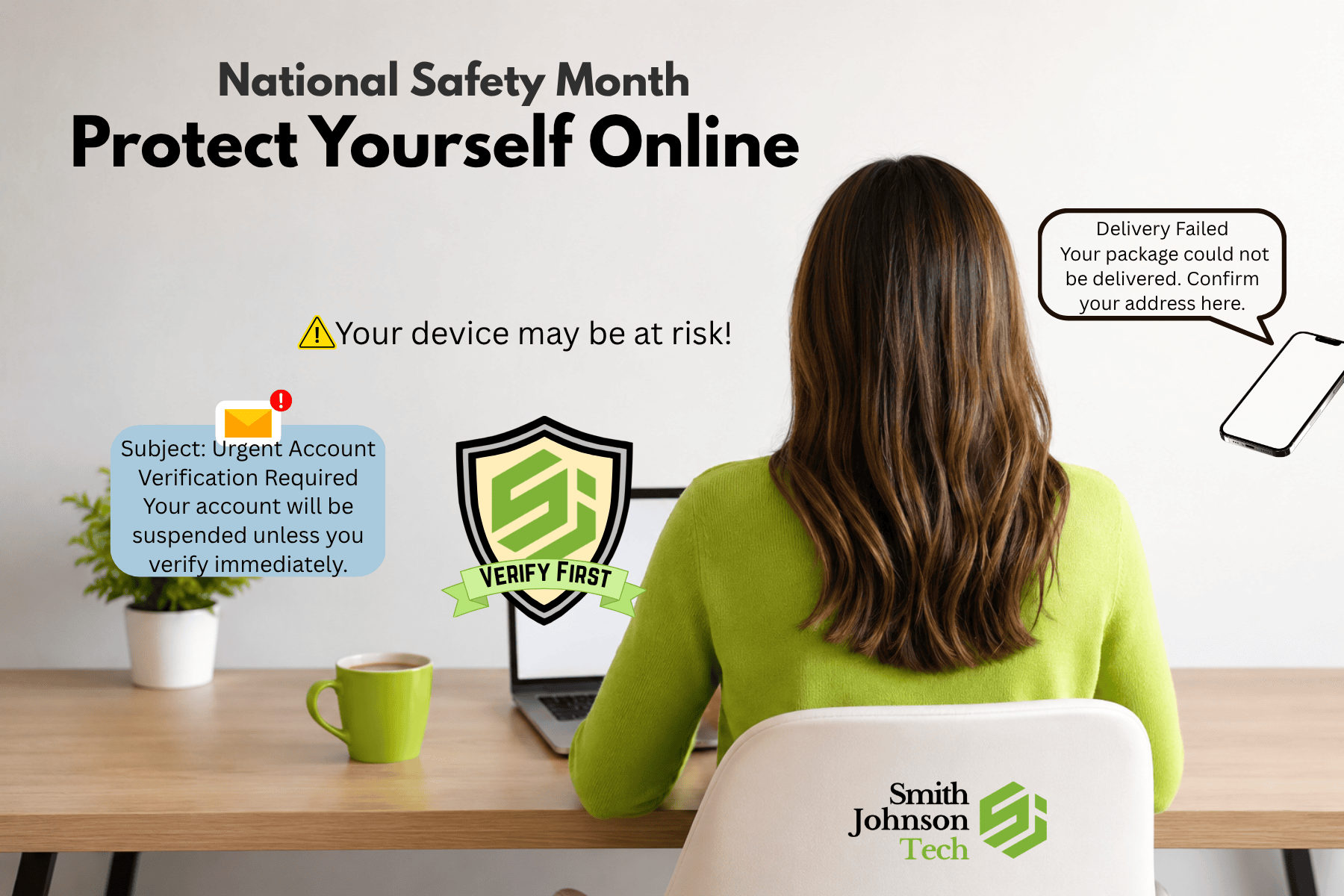 National Safety Month: Protect Yourself Online - Smith Johnson Tech